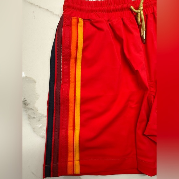🔥NWT -AVIATOR NATION KIDS FLEX BOARD SHORTS - RED - Picture 5 of 11